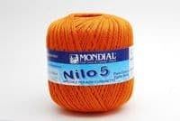 Mondial NILO Egyptian Cotton Crochet Thread/Yarn Size 5 - 122 Orange